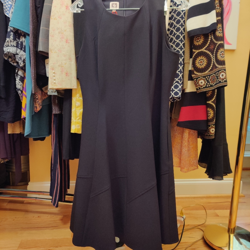 Midi black dress